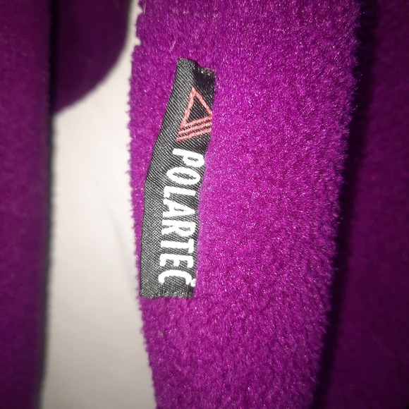 EMS Pinnacle Performance Magenta Polar-tec Fleece 1/2 zip Pullover Pocket Top Md - Picture 4 of 6